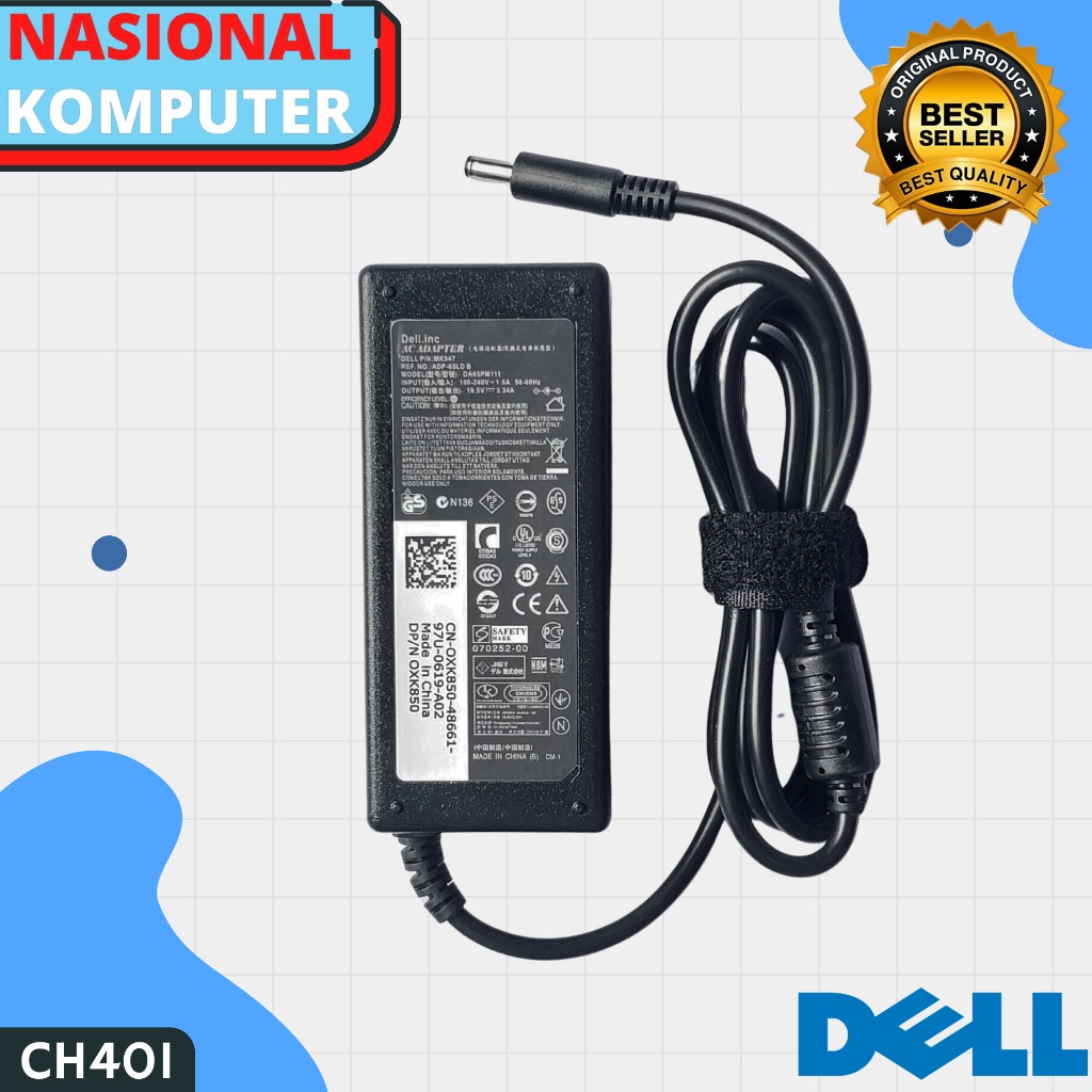 Adaptor Charger Dell Vostro 14 3000 3400 3458 3459 3468  
