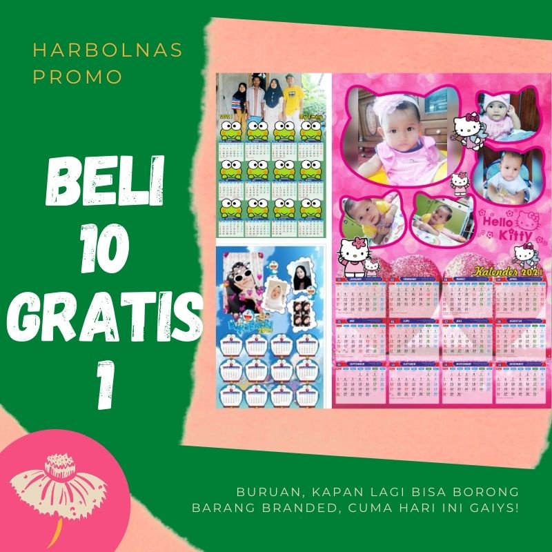 

KALENDER FOTO CUSTOM 2024 BELI 10 GRATIS 1 PLUS KALENG