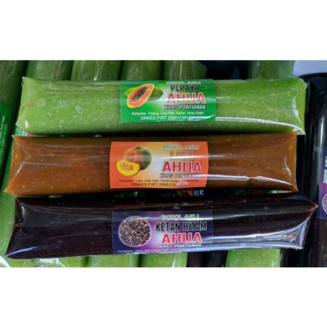 

Dodol Labu / Ketan Hitam / Pepaya Ahua khas buatan Pontianak