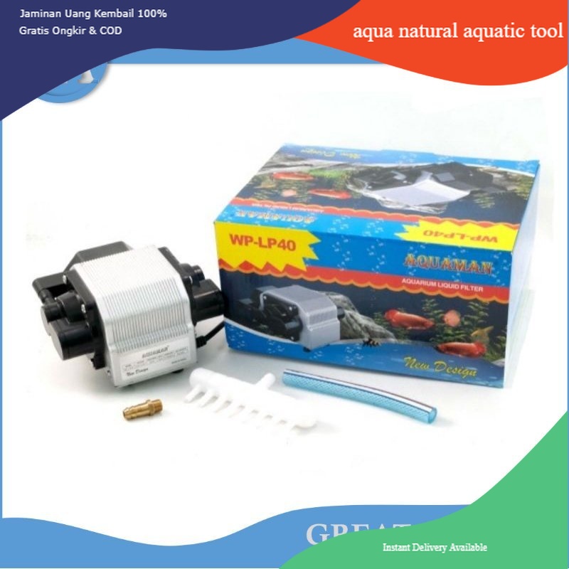 pompa udara aerator aquarium kolam aquaman LP 40 mesin udara