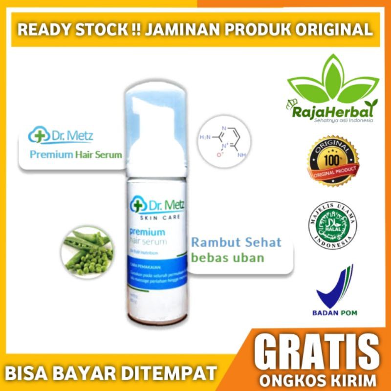 Dr Metz Hair Serum Premium Atasi Rambut Rontok Dan Rusak | Obat Penumbuh Penyubur Rambut