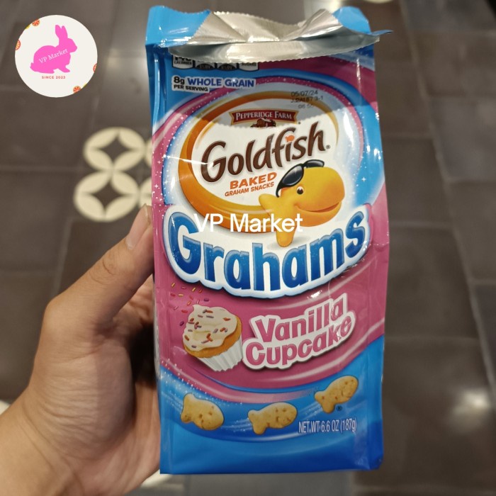 

Pepperdidge Farm Goldfish Baked Graham Snack Vanilla Cupcake 187g