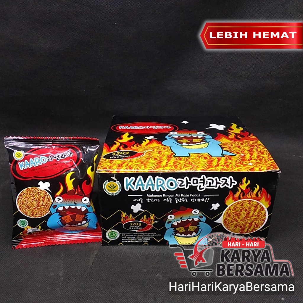

MAKANAN RINGAN MI PEDAS SHOGUN KAARO BLACK SPICY BOX 20'S X 16GR