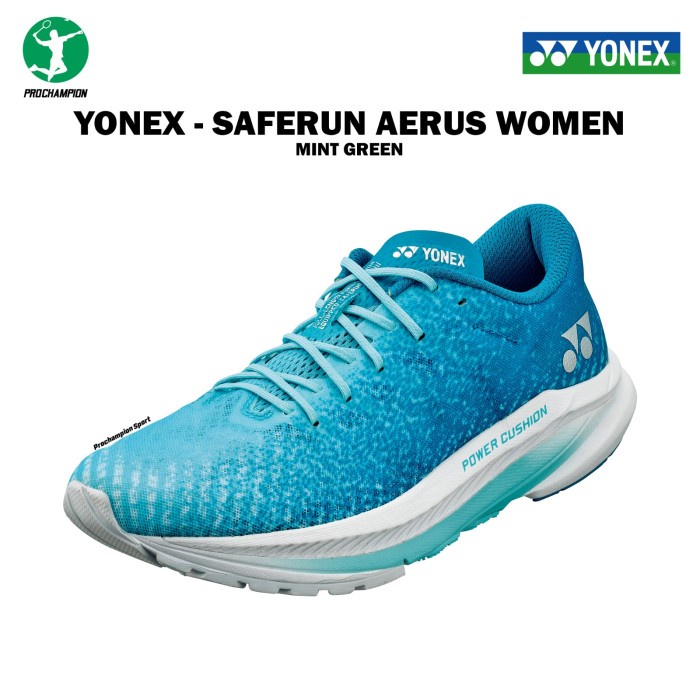 Sepatu Lari Running Shoes Yonex Saferun Aerus Ladies -Mint Green