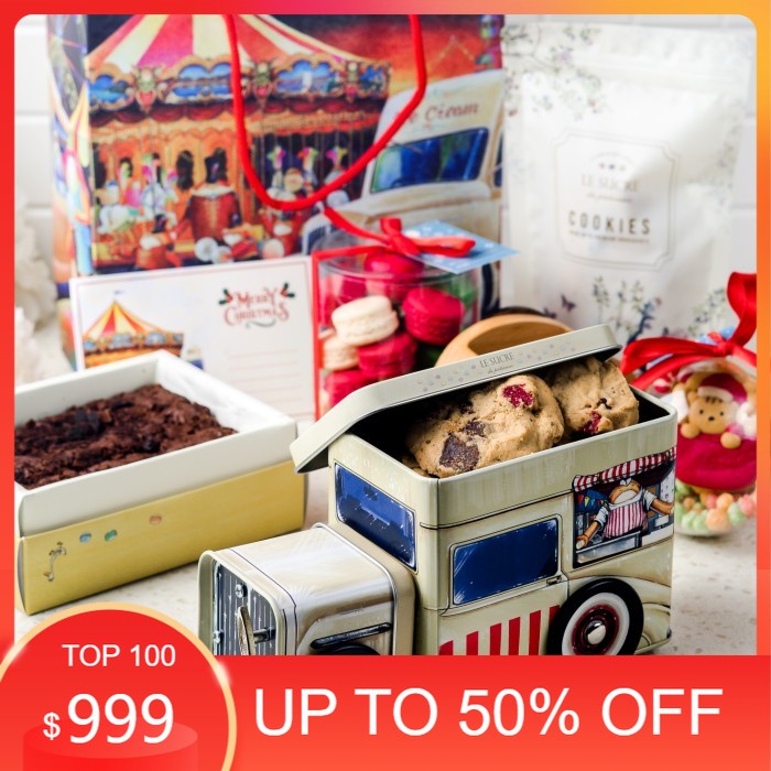 

KADO NATAL. DEKORASI NATAL. Truck tin can Christmas hampers 2022 - Truck Only