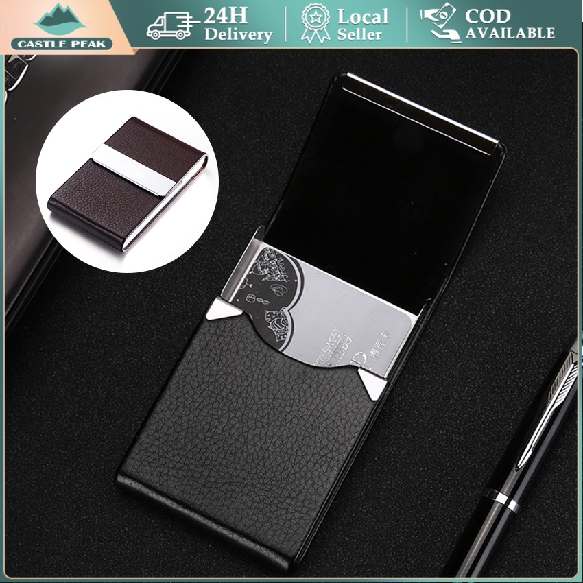 Focus Kotak Bungkus Rokok Dompet Elegan Leather Cigarette Case Simpan Rokok Motif Dompet