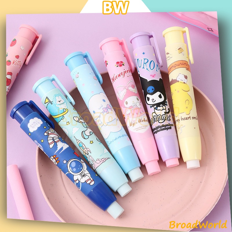 

Penghapus Bentuk Lipstick Karakter Lucu / Mechanical Eraser Lucu / Penghapus
