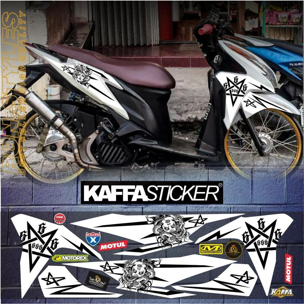 STOKER MOTOR Striping VARIO OLD 125 - Stiker VARIO OLD 125 List Variasi Motor STICKER VARIO 125 Pole