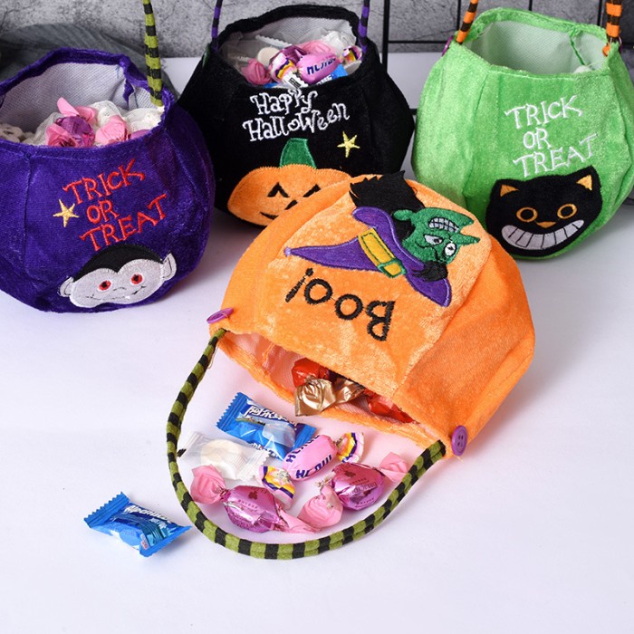 

Tas Permen Trick Or Treat Halloween Candy Bag Goodie Bag Kecil Grosir - 17102 LABUPOLOS
