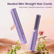 MOS SISIR PELURUS RAMBUT WIRELESS + CATOKAN MINI PORTABLE / PORTABEL ELECTRIC HAIR STRAIGHTENER / SI
