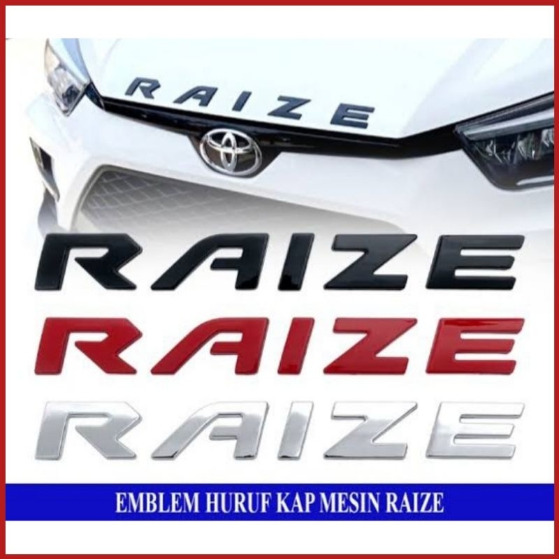 Emblem Kap Mesin Toyota Raize