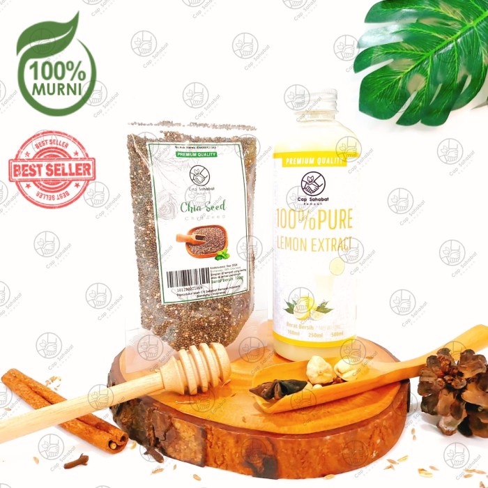 

Paket Sehat Kecil 250ml Sari Lemon & 100gr Chia Seed QUALITY