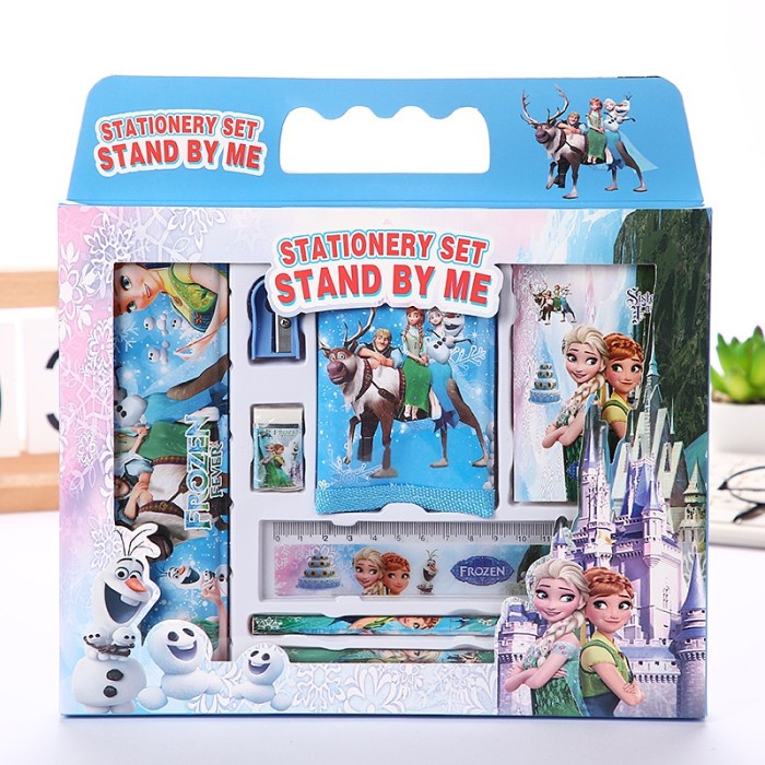 

Alat tulis set 8 in 1 box anak-anak sekolah kartun pengaris kotak penc - cars