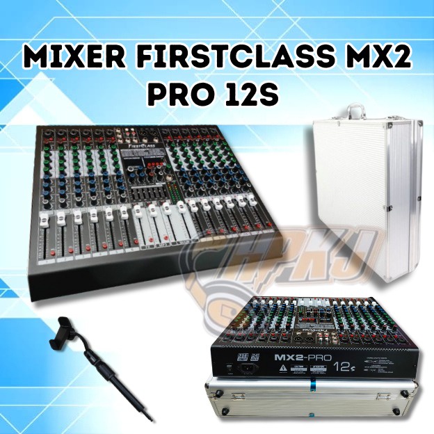 MIXER FIRSTCLASS MX2 - PRO 12S 12 CHANNEL Mixer 12 ch MX2 PRO12S MX 2 PRO 12 S