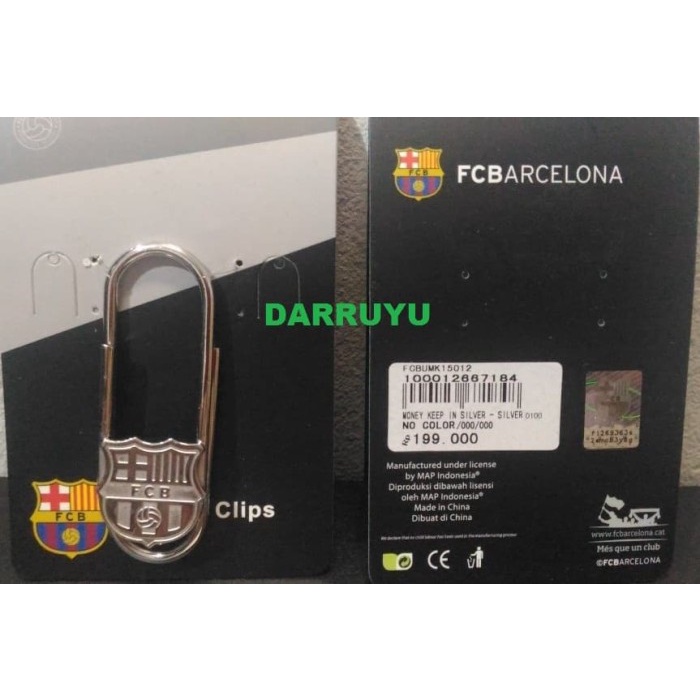 

Penjepit Clip Silver Barca BARCELONA