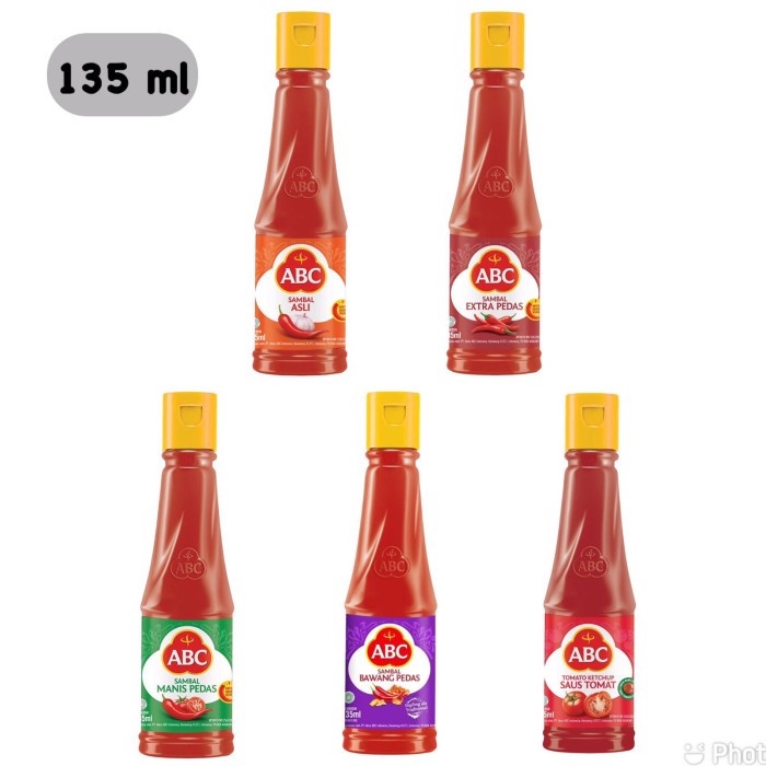 

ABC Sambal 135ml -Sambal Abc Botol Saus Sambal Pedas