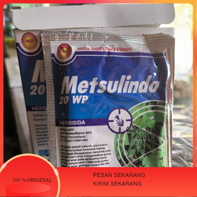 Herbisida sistemik Metsulindo 20 WP 5 gram