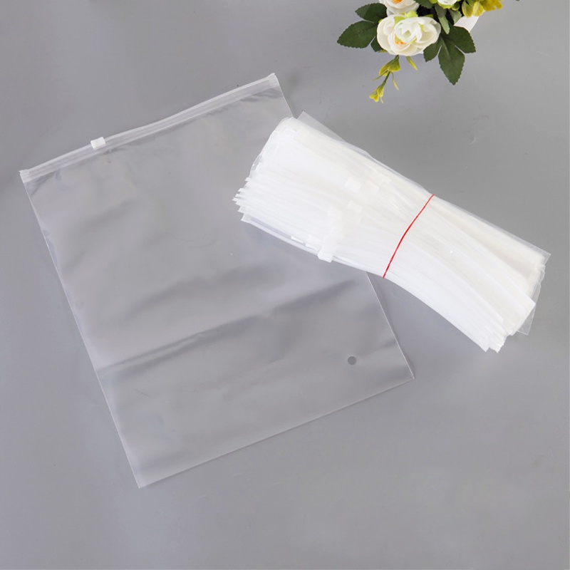 

Tas Ritsleting Buram Tas Penyimpanan Transparan Tas Kemasan Pakaian Tas Kemasan Plastik Bra-LOY