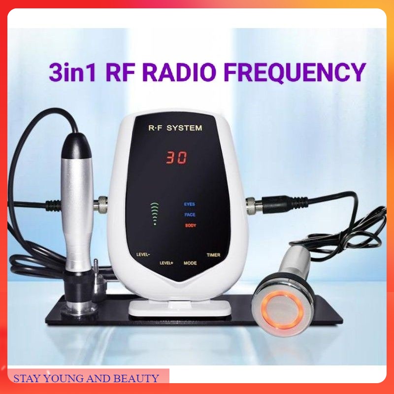 3in1 rf radio frekuensi mini rf pelangsing pembakar lemak anti selulit slimming rf ems ultrasonic S