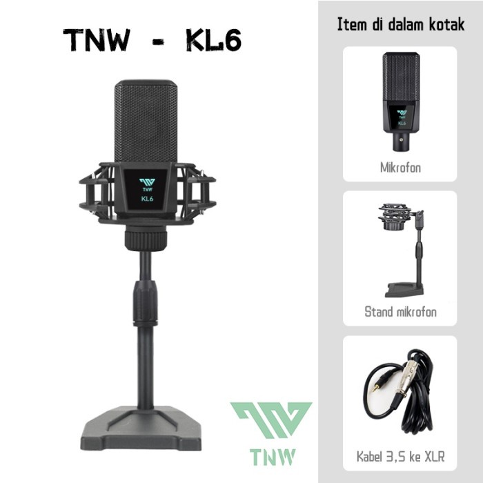 TNW Microphone Kabel KL6 Condenser Microphone Dynamic Mic Kabel - MIC KL6