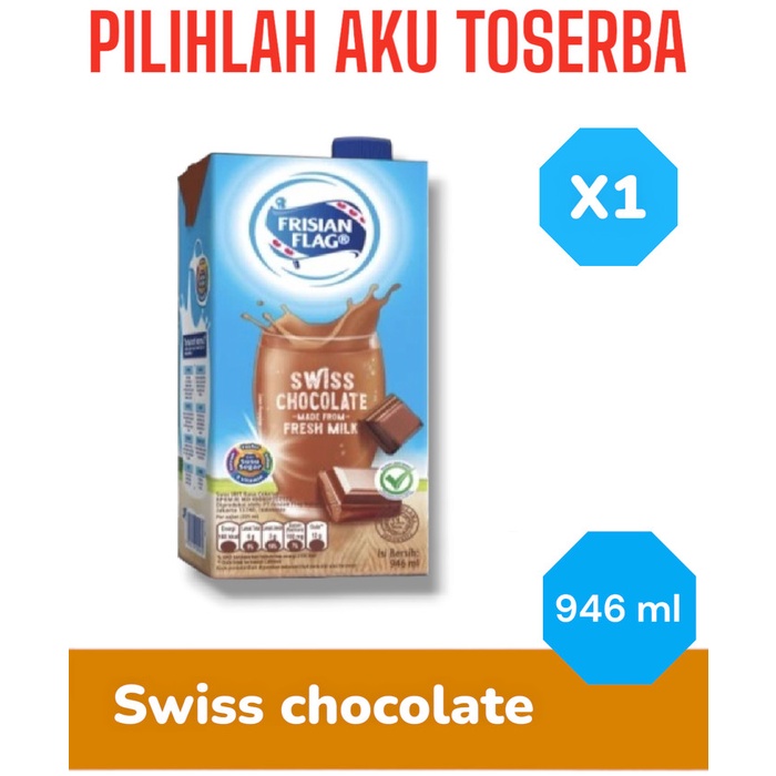 

Susu Frisian Flag SWISS CHOCOLATE 1 LITER - ( ISI 1 PCS )