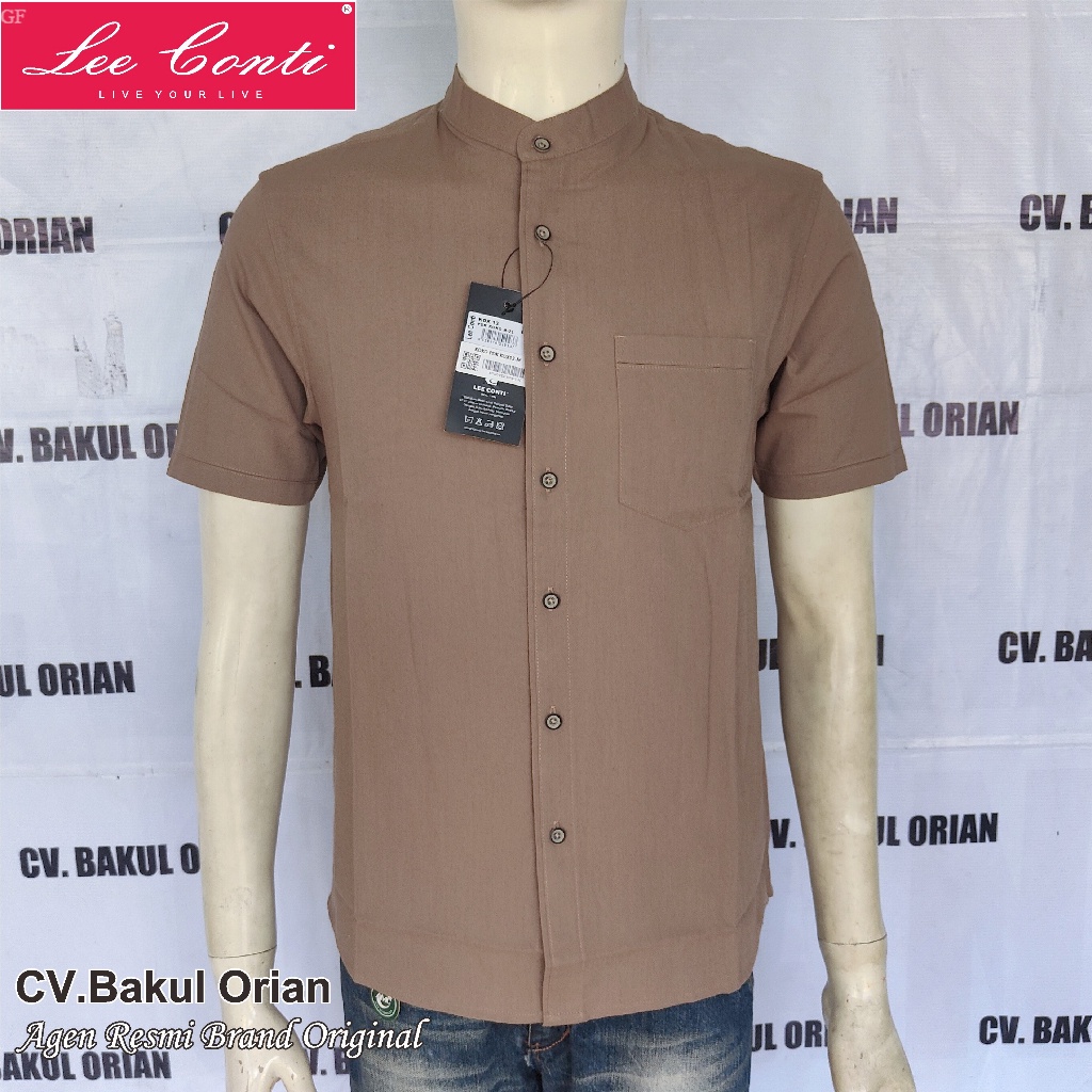 Baju Koko Kemeja pria Lee Conti Original - KOX13 GF