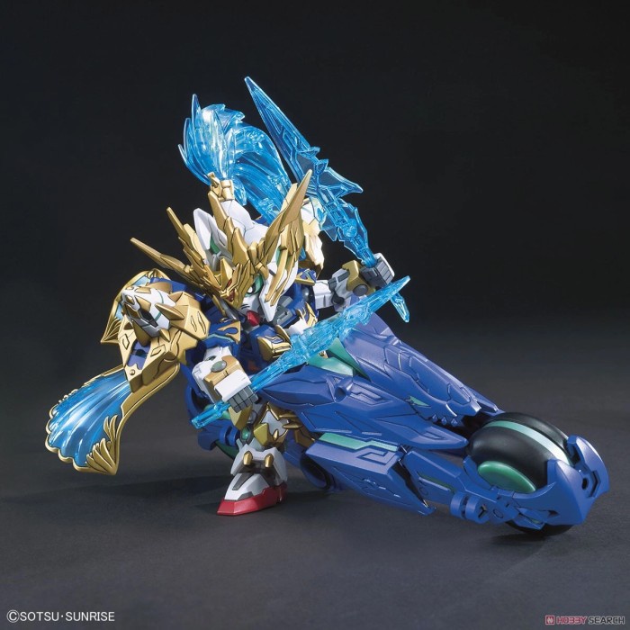 Bandai SD SDSS Zhao Yun 00 Gundam & Bilongqu Gundam + motor