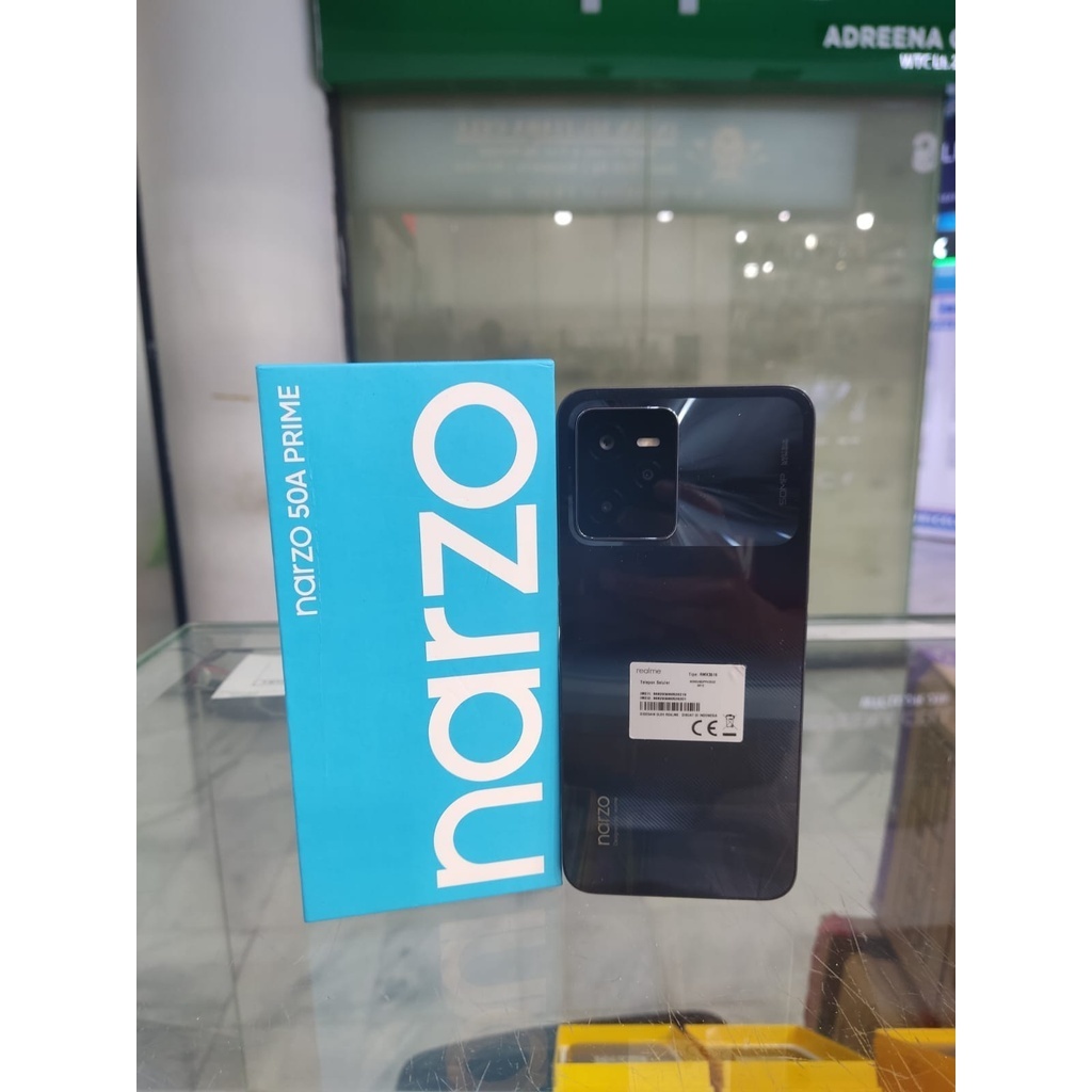 Realme Narzo 50A Prime Ram 4/64GB | Ram 4/128GB Bekas Original