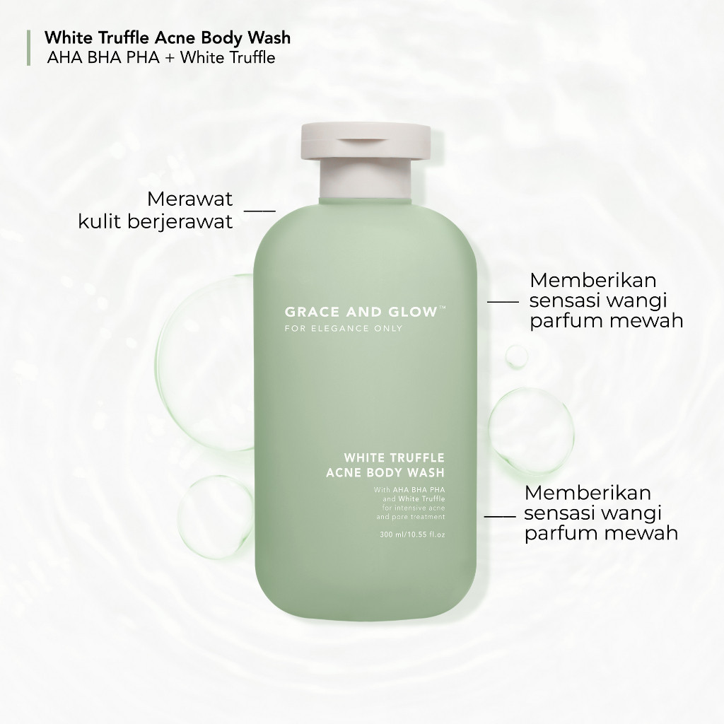 Grace and Glow White Truffle Acne Body Wash