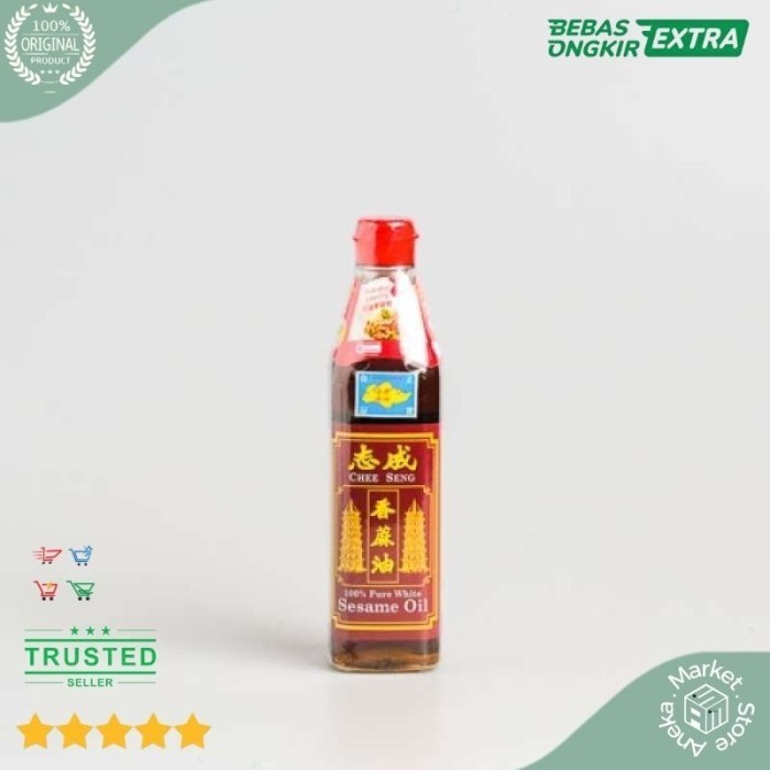 

Chee Seng White Sesame Oil / Minyak Wijen 375ML (PREMIUM)