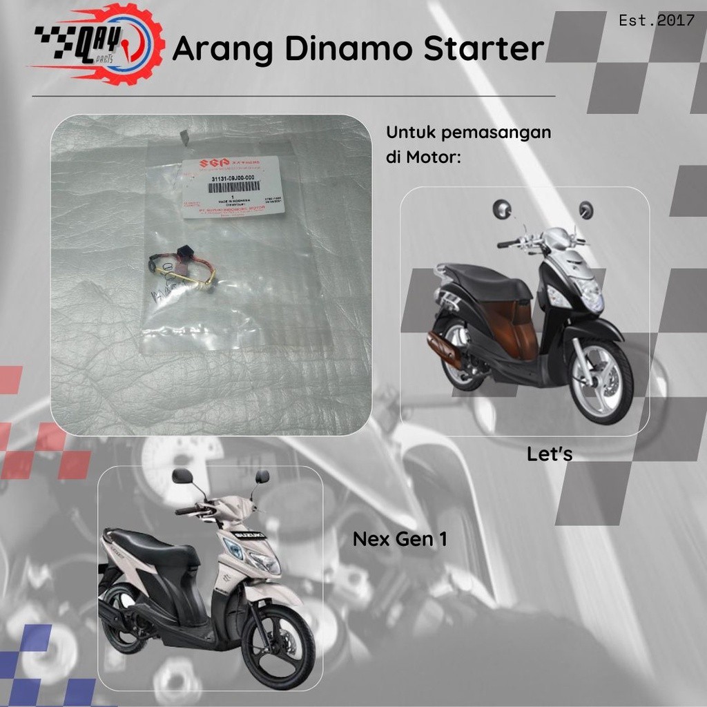 Arang Dinamo Starter Suzuki Lets Arang Dinamo Starter Suzuki Nex