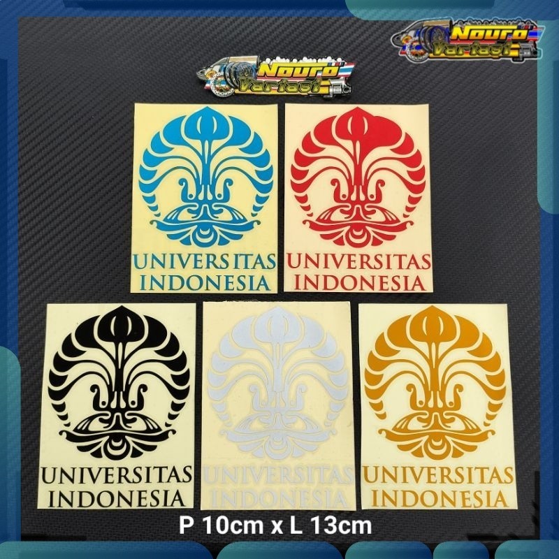 Sticker stiker cutting universitas Indonesia bagus