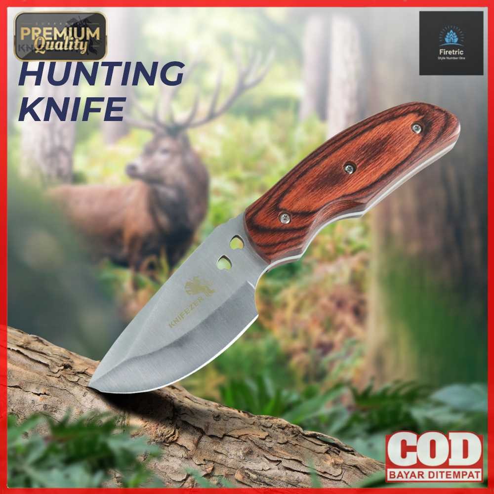 Pisau Berburu Hunting Knife Survival Tool