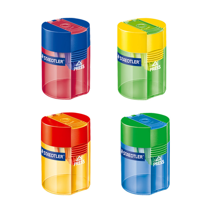 

Staedtler511 006 Single hole pencil sharpener For standard-sized blacklead pencils up to 8.2 mm Ø with a sharpening angle of 23°