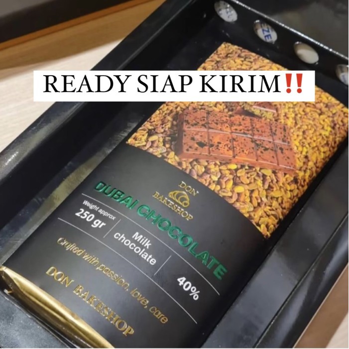 

www.tokopedia.com DONBAKES COKLAT DUBAI PISTACHIO KUNAFAH