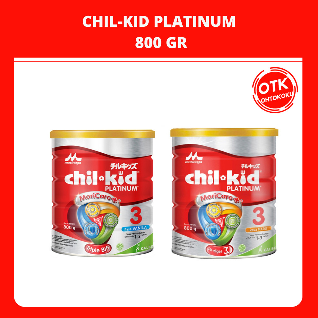 

Morinaga Chil Kid Platinum 800 Gr Susu Pertumbuhan Anak 1-3 Tahun