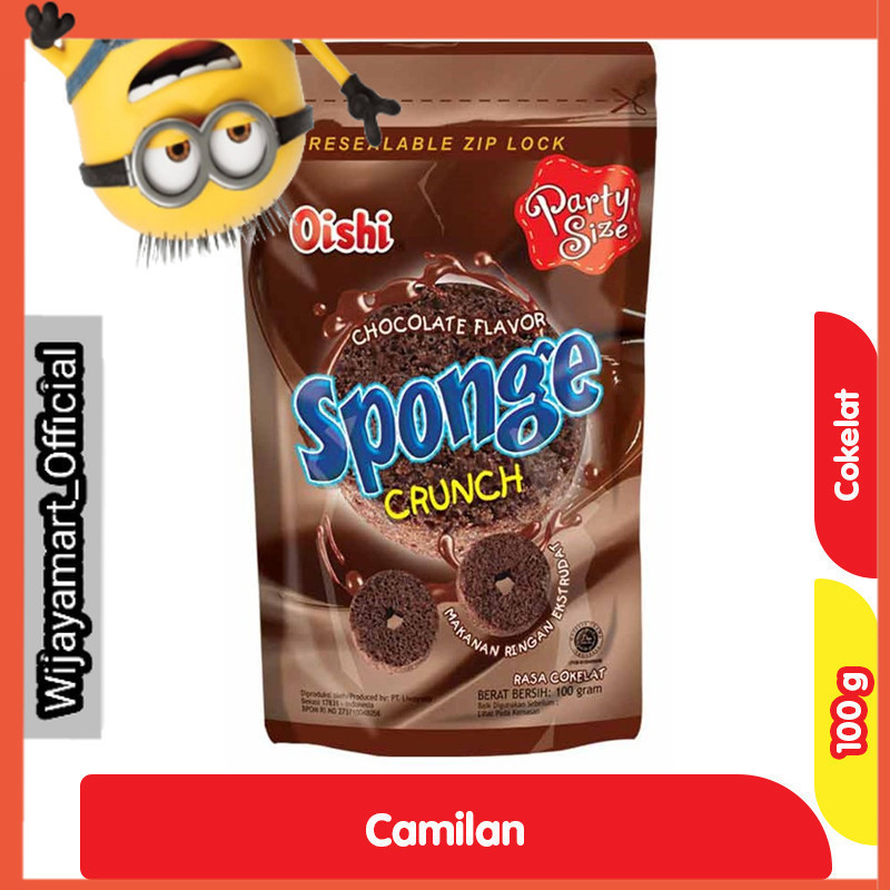 

Oishi Sponge Crunch Cokelat 100 g