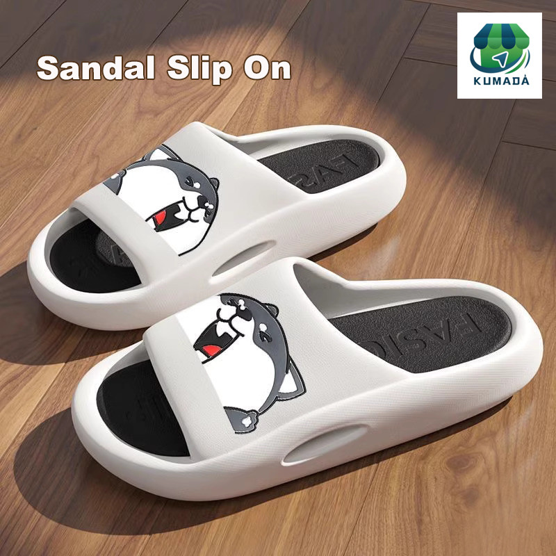 Sandal Slop Pria Dewasa Karakter Kucing Model Elegan Sandal Selop Rumah Pria Dewasa Termurah