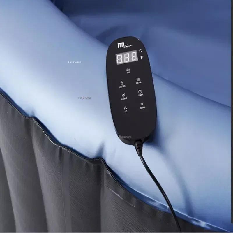 Heated Outdoor Jacuzzi Inflatable Household Bathtub Aldult Bathtub Sauna Bath Hot Spring Spa Product