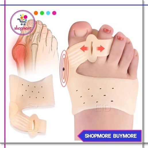 ⭐COD⭐ Deker Jempol Kaki Pengkoreksi Terapi Pemisah Jari Kaki Silicon Silikon Murah