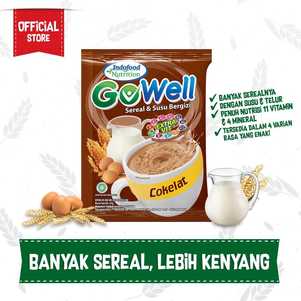 

JUAL GOWELL COKELAT 1 RTG ISI 10 BIJI-SEREAL & SUSU BERGIZI