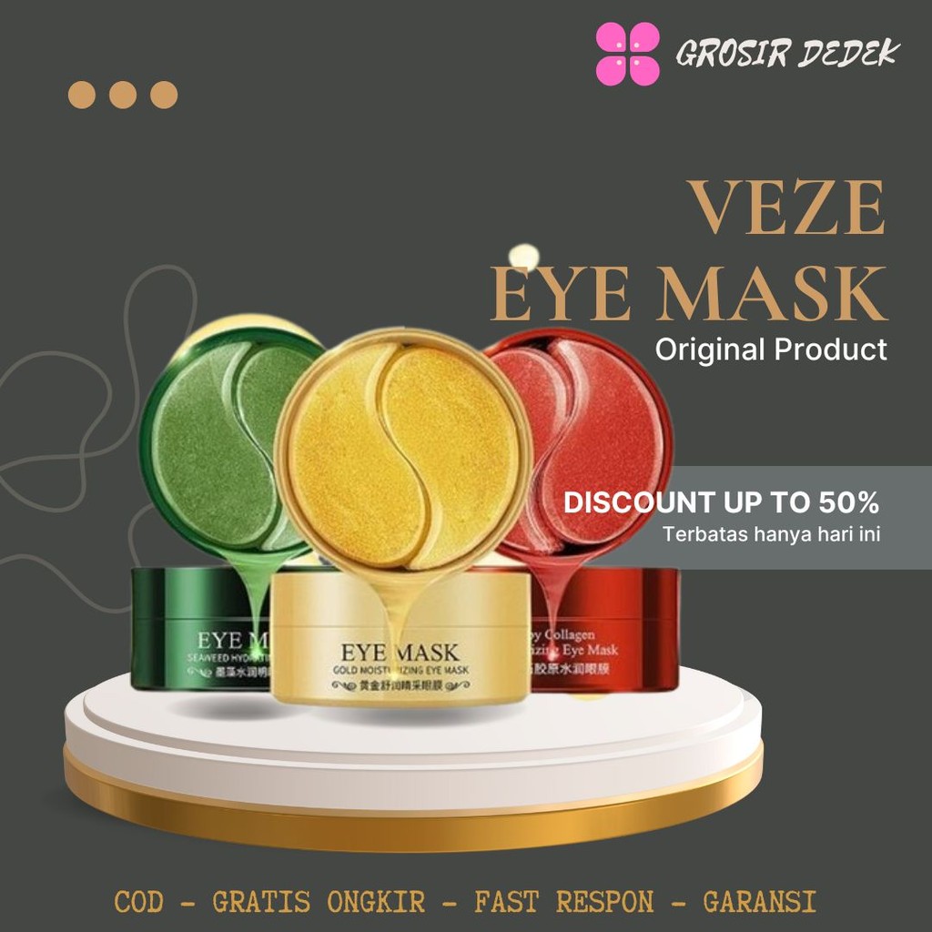 Masker Mata Panda Eye Mask Collagen Isi 60 / 30 Pasang UMYV UMW VENZEN BQA VEZE IMAGES ZOZU