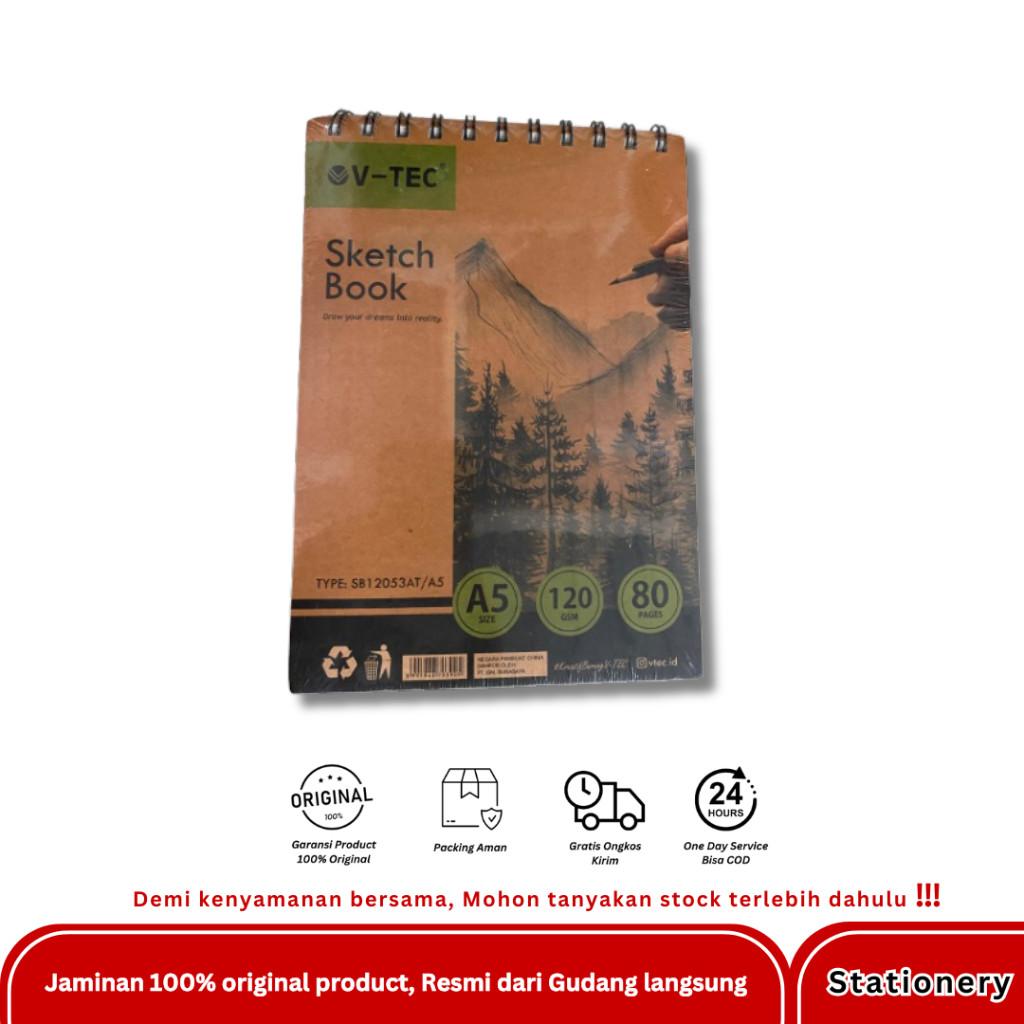 

[V-TEC] SKETCH BOOK SB-12053AT / 12052AT