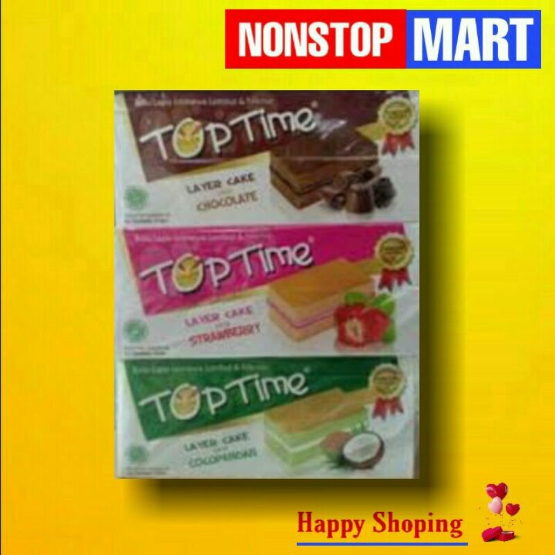 

SS SNACK TOP TIME/PADIMAS Bolu layer cake 24 x 8gr all varian