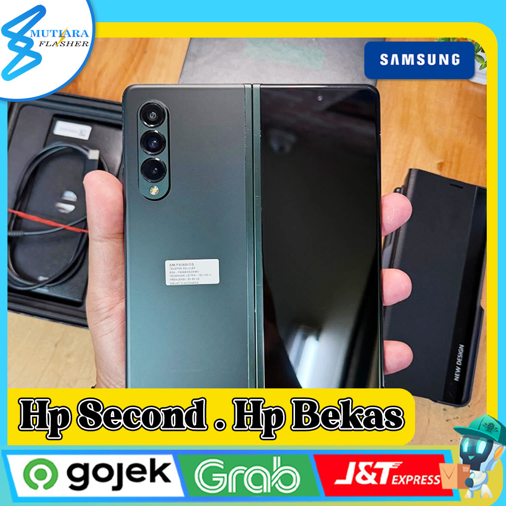 Samsung Z Fold 3 5G Ram 12 Rom 256GB Second Original