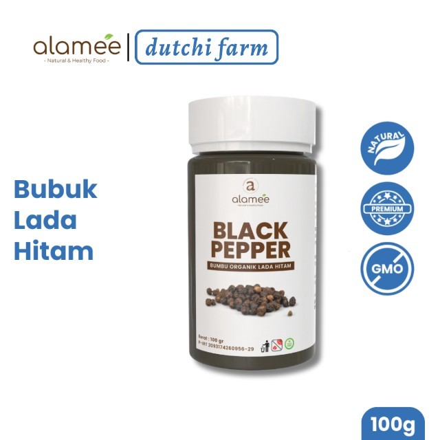 

ALAMEE Blackpepper Powder Lada Hitam Bubuk Black Pepper Bumbu Dapur Instan Dutchi Farm