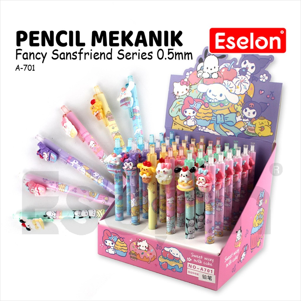 

1buah Pensil Mekanik Fancy 0.5 /1buah Pensil Mekanik A-701 Sansfriends
