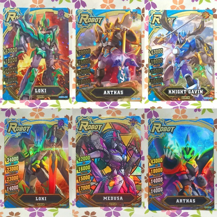 hero of robots gold & event galaxy epoch 3 satuan knight gavin - loki - arthas - medusa - eternal od