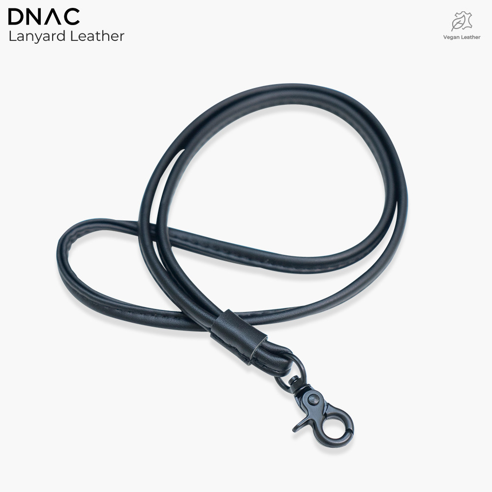 DNAC Lanyard Id Card Leather / Tali Id Card Kulit Premium