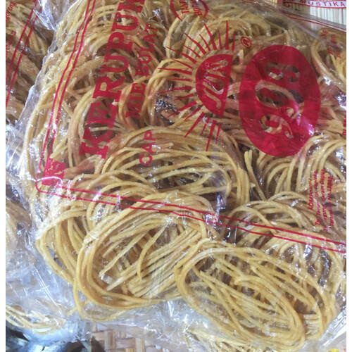 

Kerupuk Mie 999 Kerupuk Mie Bulat Mentah Kerupuk Medan 250 Gram